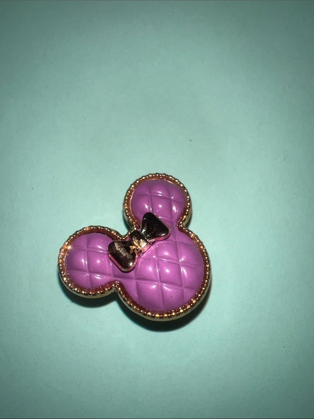 NWOT 4pc Purple Rhinestone flower butterfly crown bear shoe charms